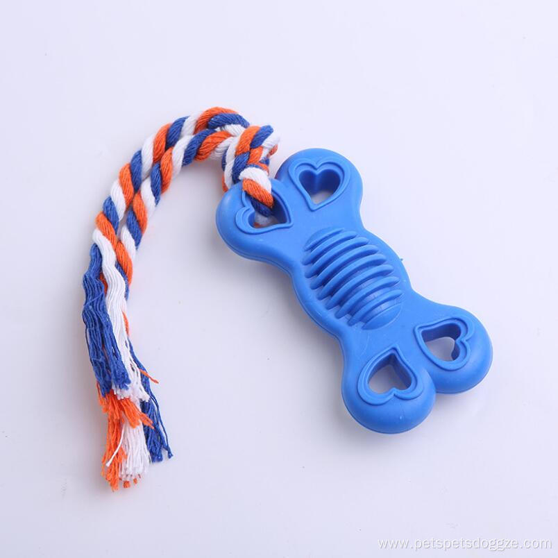 Dog chew toy with cotton rope pet products