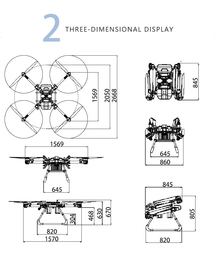 Low Attitude Unmanned Rotorcraft Collision Prevention Agricultural Uav Payload Drone