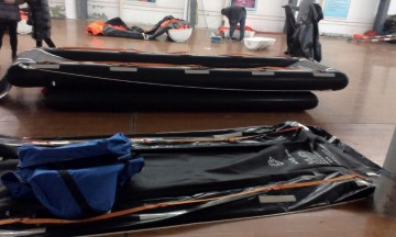 SOLAS Standard CCS Approved Marine Small Inflatable Slides SIS