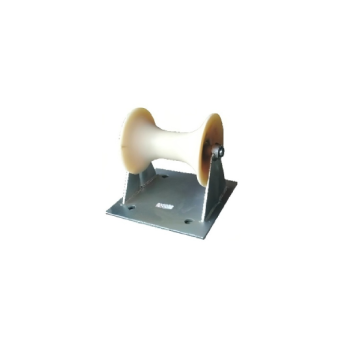 Cable ground linear pulley (steel plate frame)