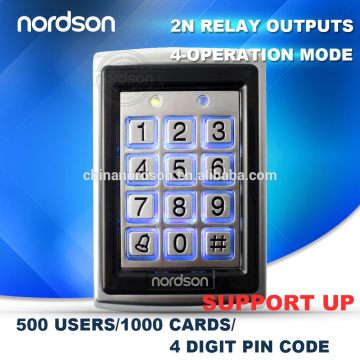 Metal Standalone RFID Access Controller Keypad &Time Attendance with Signal