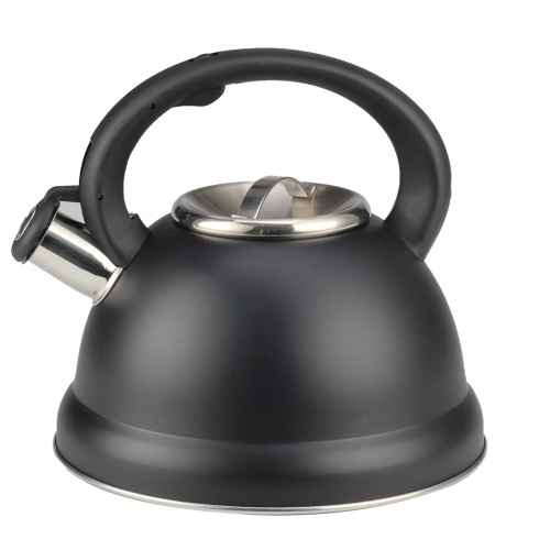 Food Grade Stainless Steel Painting Black Whistling Kettle