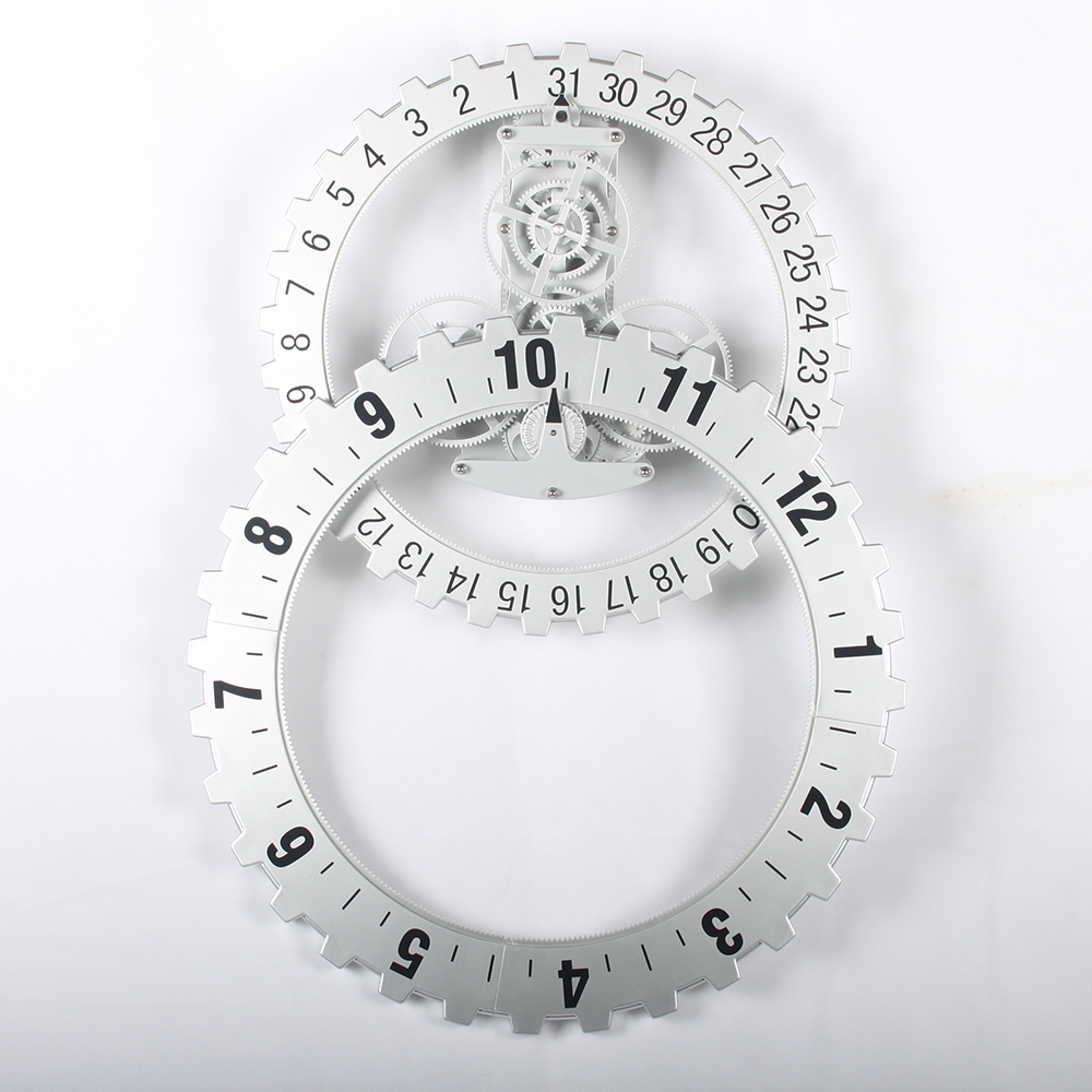 large wall gear clock