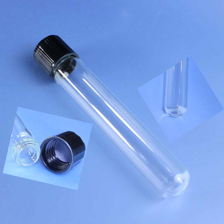 Glass Test Tube with Screw Cap