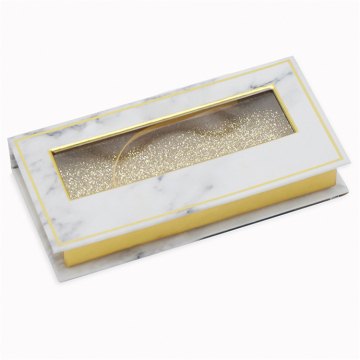 White Magnetic Custom Eyelash Boxes Packaging Case