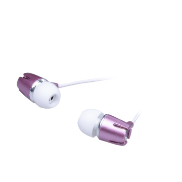 Good sounds quality gold metal Earphone for Promotional