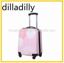 2014 girls pretty polycarbonate lightweight trolley bag