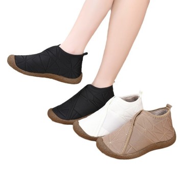 Warm old cotton shoe lady