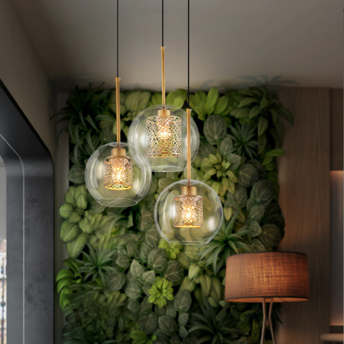 LEDER Oversized Glass Pendant Light