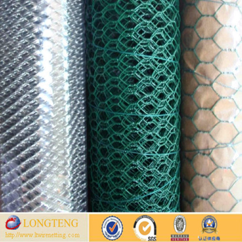 1/2 Inch PVC Coated Hexagonal Wire Mesh (LT-4586)