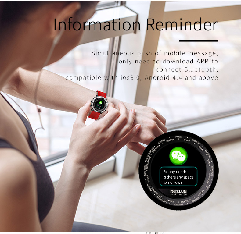 2018 new arrival digital 3D smart wrist watch