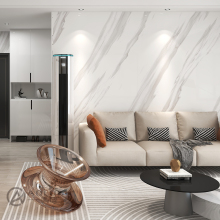 Waterproof Self-Adhesive Thickened Marble Textured Sticker Wallpaper Rolls for Living Room