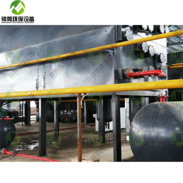 Waste Tyre and Plastic Pyrolysis Recycling Plant