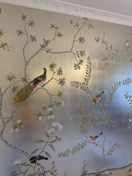 Artistic Hand Painted Wallpaper