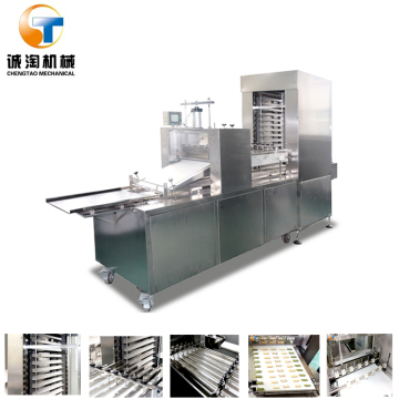 Bread and biscuit cutting slicer or cutter machine