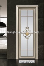 Luxury Stylish Swinging Aluminium Kitchen Door Design Tempered Glass Door