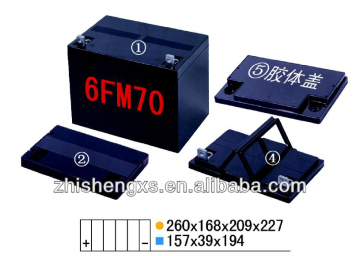 AGM deep cycle batteries containers
