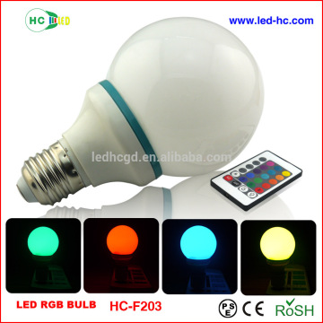 New Products LED decorative smart bulb RGBW led light bulb led E27 rgb led bulb with ir remote