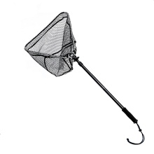 Hot Sale Foldable Nylon Coated Carp Fishing Landing Net
