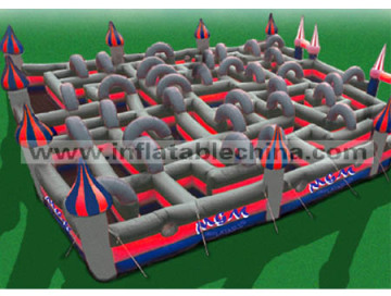Inflatable maze