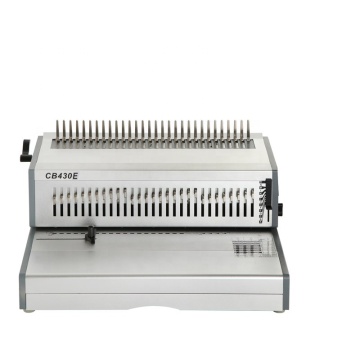 A3 Electric Binding Machine with Hole Punching for Plastic Comb Binding