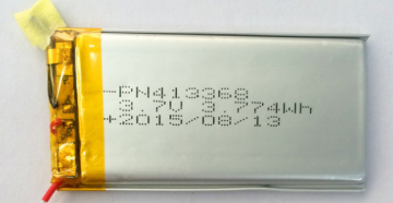 3.7 Volt 1000mAh Single Cell Battery Pack (LP3X6T4)