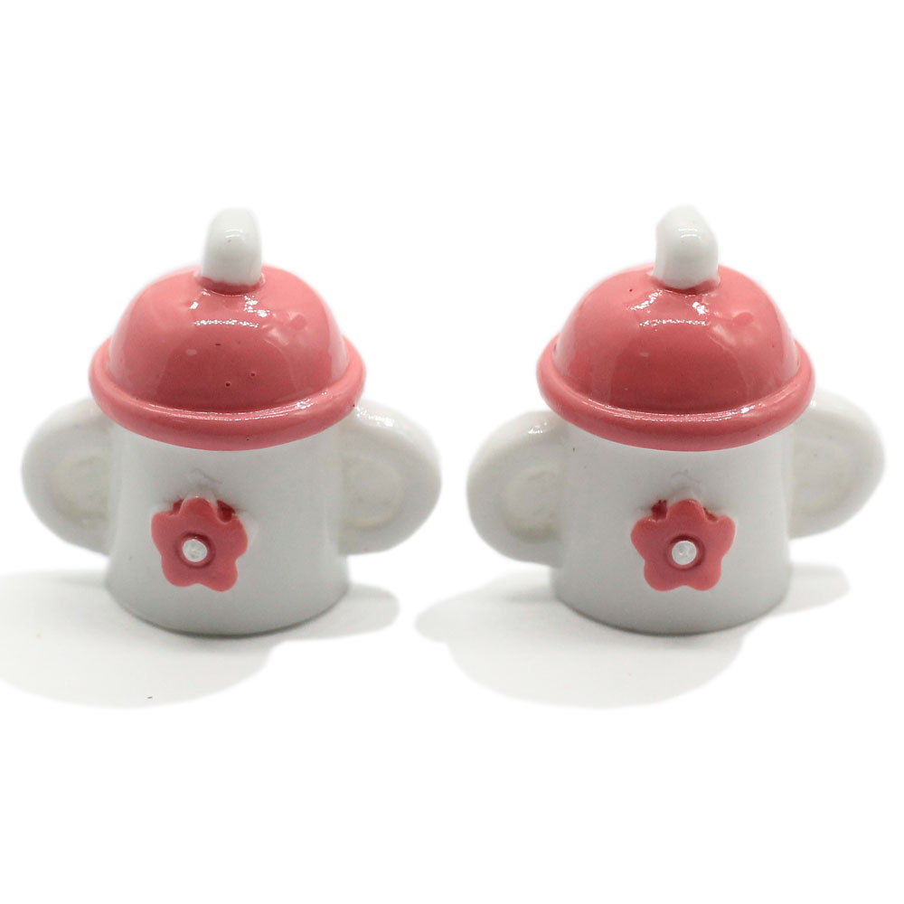 تصميمات راتنج كاواي صغيرة فنجان شاي ثلاثية الأبعاد لأكواب الأطفال على شكل بيت الدمية Miniture