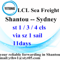 Shantou a Sydney LCL agente di consolidamento merci