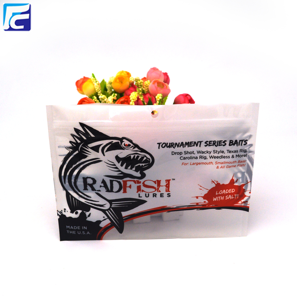 3 mặt bích Seal Foil Fishing Bait Lure Túi