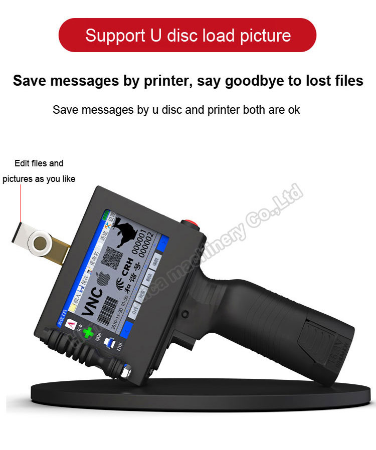 portable handheld smart date coder digital date thermal inkjet printer