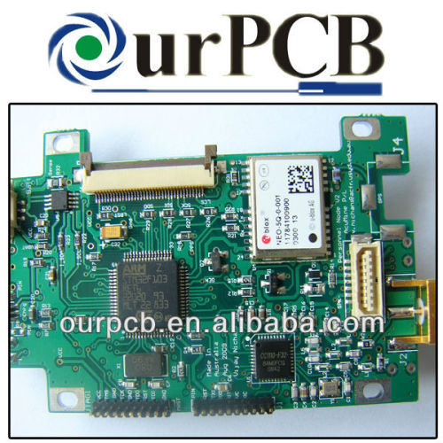 Lead free electronic pcb circuit with mylar circuit