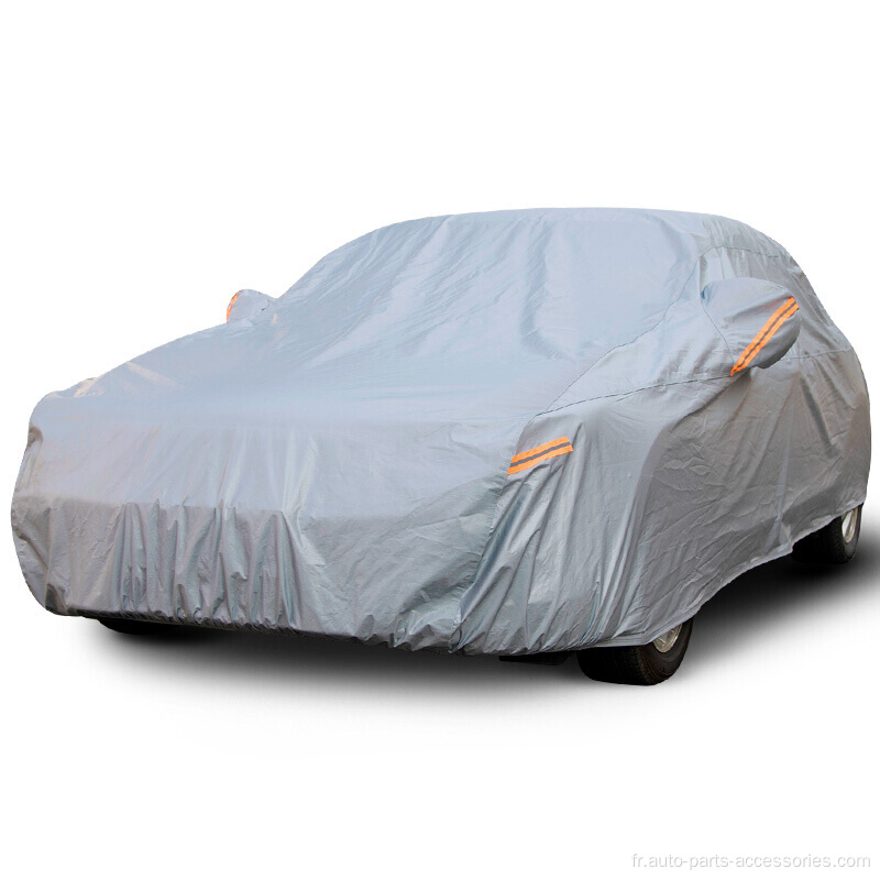 Couverture en plastique Protectin de poussière de soleil d&#39;eau pour la voiture