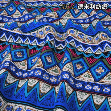 Hotel Grade Bohemian Style Printed Fabric