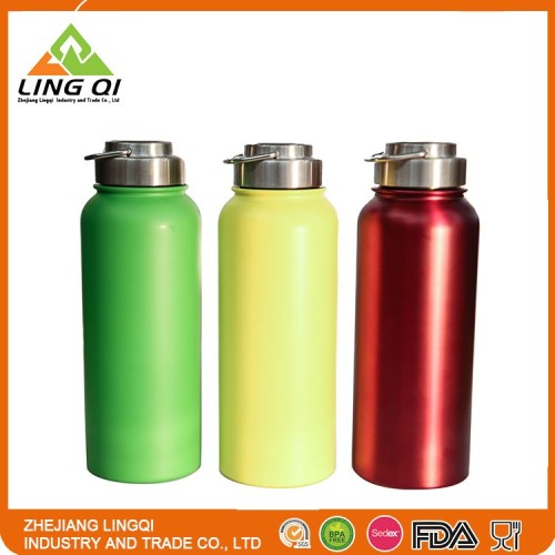 Vacuum insulated stainless steel water bottle,Vacuum flask with strap