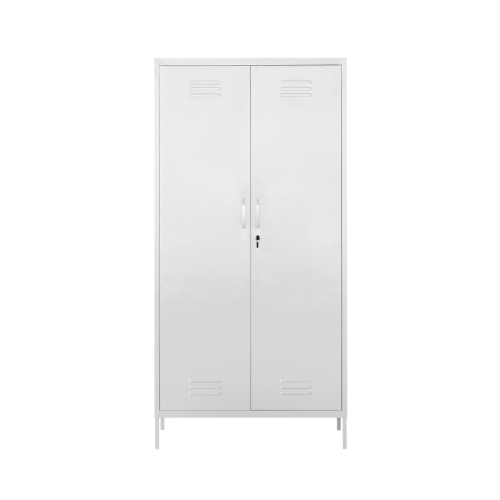 White Wall Mounted Wardrobes Storage Lockers