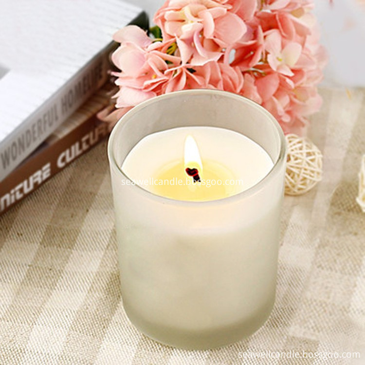 White Color Jar Candle 