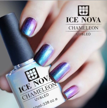 UV/LED polish nails the chameleon gel nailpolish