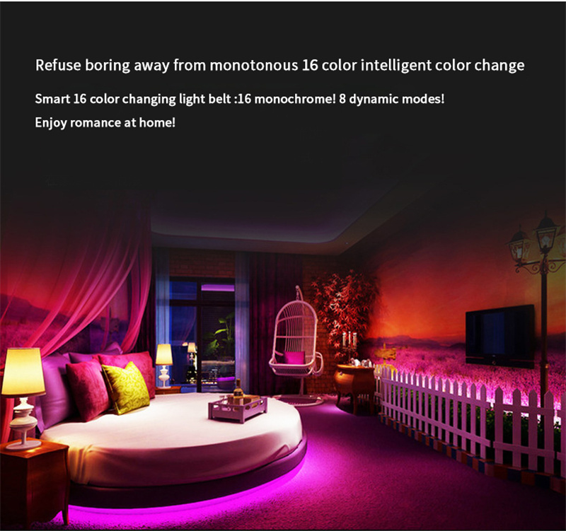 AC 220V IP65 PVC cover Double-Row Smart Light Strip Multi Color RGB cover flexible strip SMD 5050 led rope light