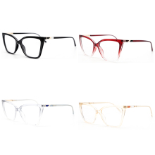 Transparent Gradient Red TR Eyeglasses Frame