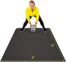 6'x8' 7mm Thick Exercise Mat - Multipurpose Workout Mats