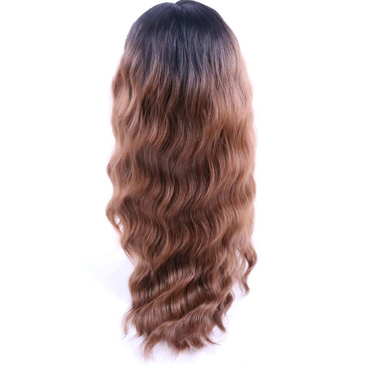 Julianna The Wig Latest Coloured Wholesale Ombre Cheap Deep Body Wave China Heat Resistant Synthetic Fiber Hair Lace Front Wig