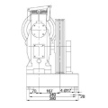 YJF120K Máquina de tracción de población de controles externos