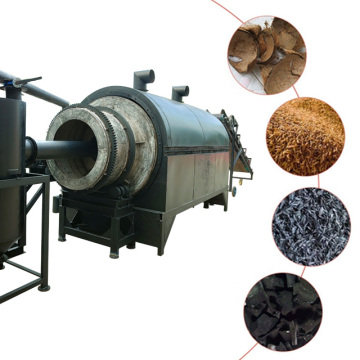 Rotary Palm Shells Charcoal Carbonization Machine