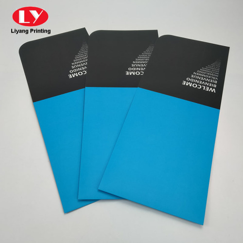 Custom Pocket Paper Presentation Folder with Logo