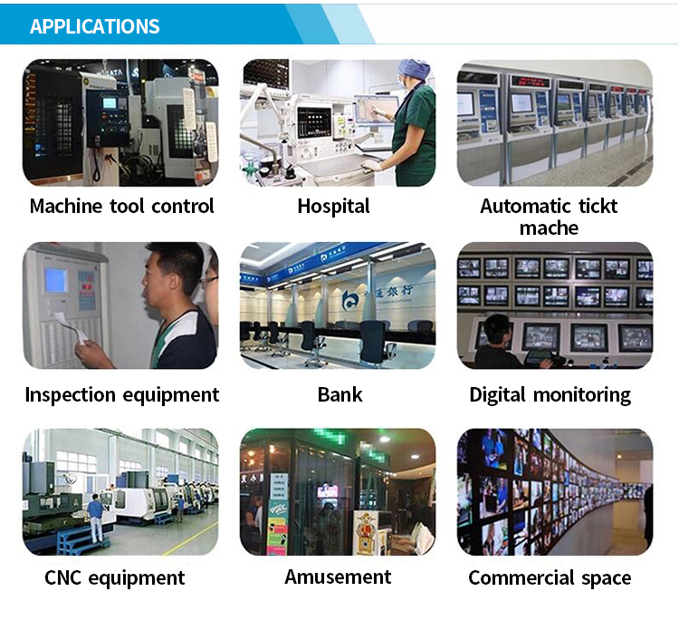 10.1 inch industrial lcd monitor open frame