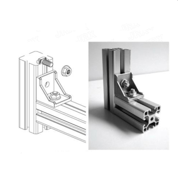 T slotted modular aluminium frame system profile
