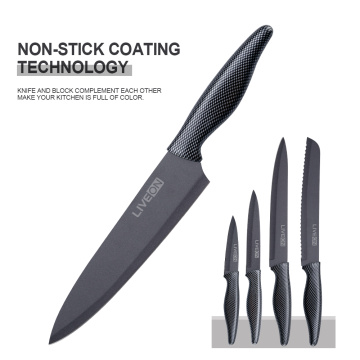 5 PIECES COATING KNIFE SET WITH BLOCK