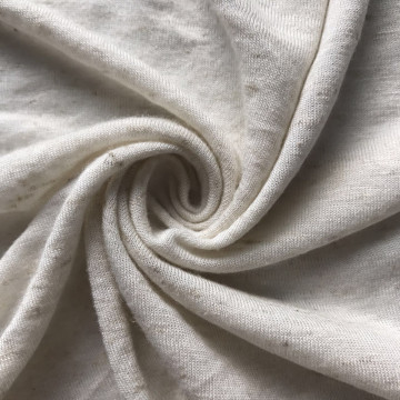 Rayon linen blended knitted fabric