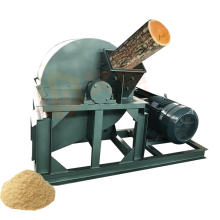 Diesel Mobile Wood Chipper Hammer Mill Twig Crusher Saw Dust Making Machine