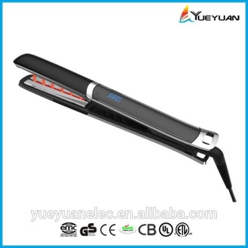 2015 new color tourmaline flat irons custom infrared hair straightener flat irons